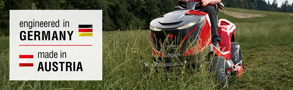 Németországban tervezték, Ausztriában gyártották| solo® by AL-KO Comfort Pro fűnyíró traktor